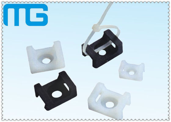 Çin beyaz / balck Eyer Tipi PA66, CE onayı, 1000 ADET / TORBA Kablo Aksesuarları ile malzeme bağlar Tedarikçi