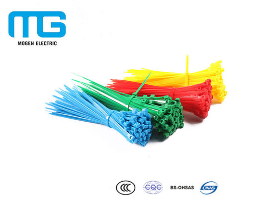 Çin Self-Locking Electric Wiring Nylon 66 Cable Ties / Zip Tie With CE, UL Certification Tedarikçi