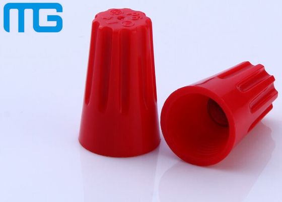 Çin PVC Plating Zn Naked Insulated Wire Connectors SP6 Red Screw On Wire Connectors Tedarikçi