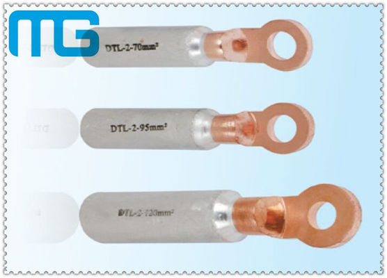 Çin Bakır Alüminyum Bağlantı Terminali (DTL-2 Tipi) DTL-2-120 delik çapı 13mm Bakır Kablo Pabuçları Tedarikçi