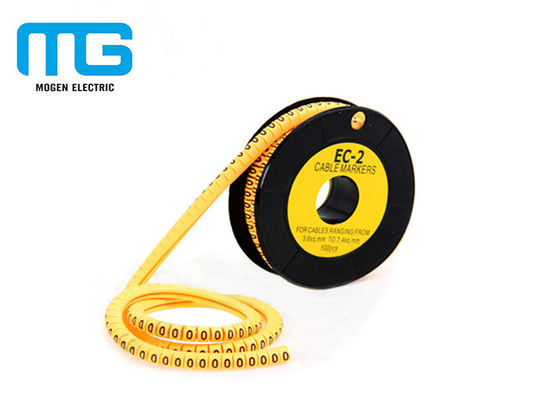 Çin Cable Identification Sleeve Cable Accessories / PVC Cable Marker Tube Tedarikçi