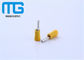 4 - 6mm Kaplama Hızlı Kesme İzoleli Kablo Terminalleri, Sarı Yalıtımlı Pin Terminali Tedarikçi