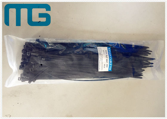 New Style Self Locked Nylon Cable Ties Multi Sizes Black Zip Ties Self Locking Tedarikçi